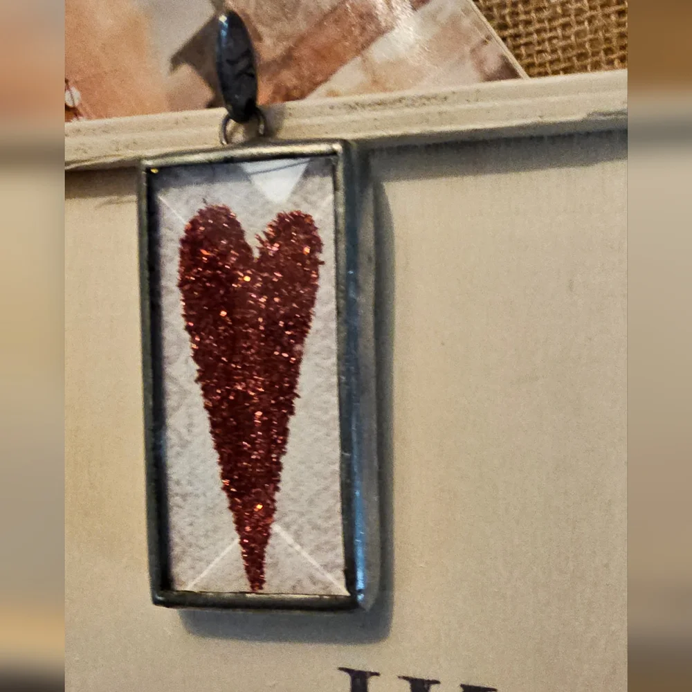 Jewel Kade Red Heart Pendant Necklace - Picture 5 of 5